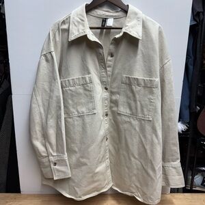 Divided Men's Cream Shirt Jacket